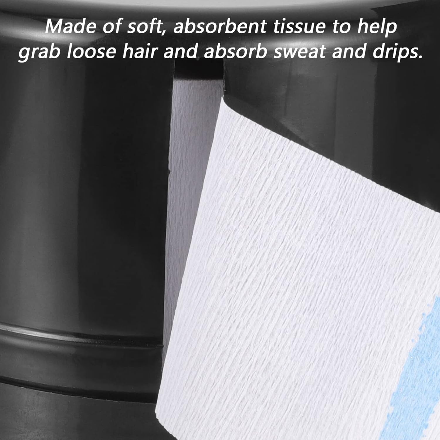 Angoily Neck Strips, Professional Barber Tape Stretchy Paper Roll Holder Covering Paper Case Container for Hair Salon, Hairdressing Duster Tool, Barber Accessories