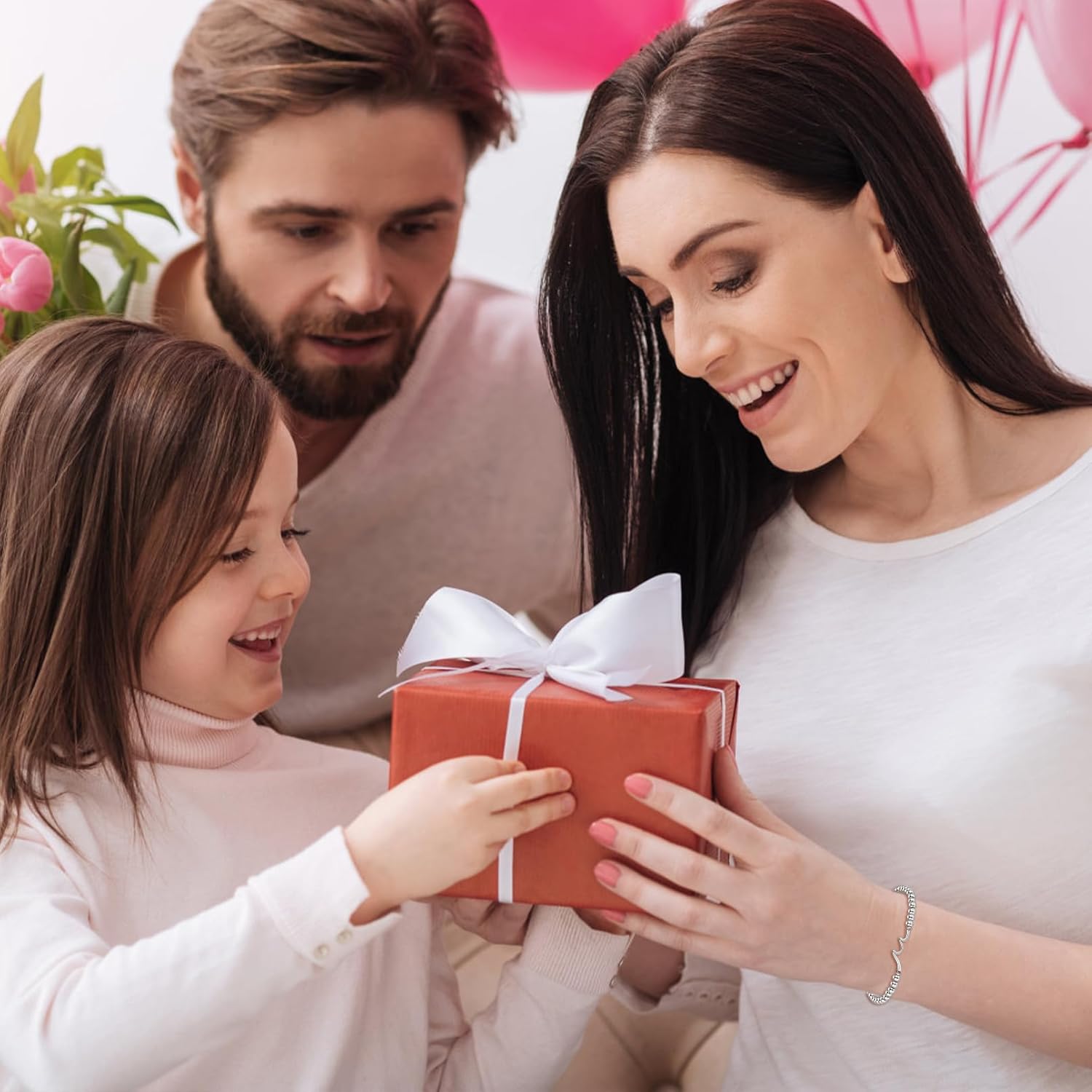 Wave Bracelets for Women, Green Beaded Bracelets for Women, Trendy Encouragement Jewelry Birthday Gift for Friend Daughter Sister Nana Mom - Image 6