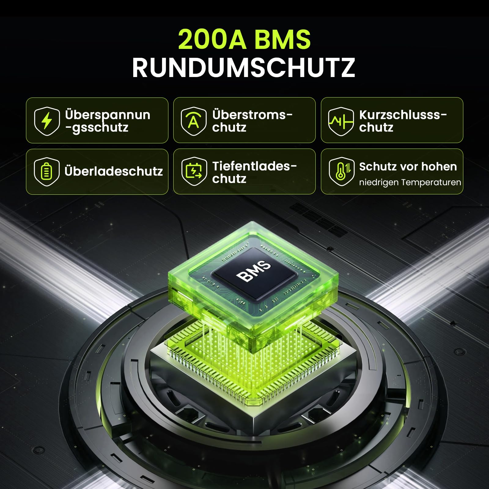 LiFePO4 Batterie 12V 314Ah,4019Wh Lithium Batterie 12V mit 200A BMS Low-Temp Schutz und Max. 15000 Zyklens, Autobatterie für Wohnmobil,Solaranlage Komplettset,Boot