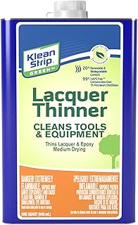 Klean-Strip Green QKGL75009 Lacquer Thinner, 1-Quart, 32 Fl Oz