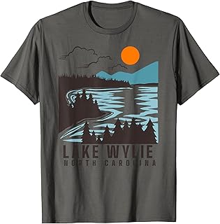 Lake Wylie North Carolina Summer Lake Life Boating T-Shirt for Men Women Girls Kids