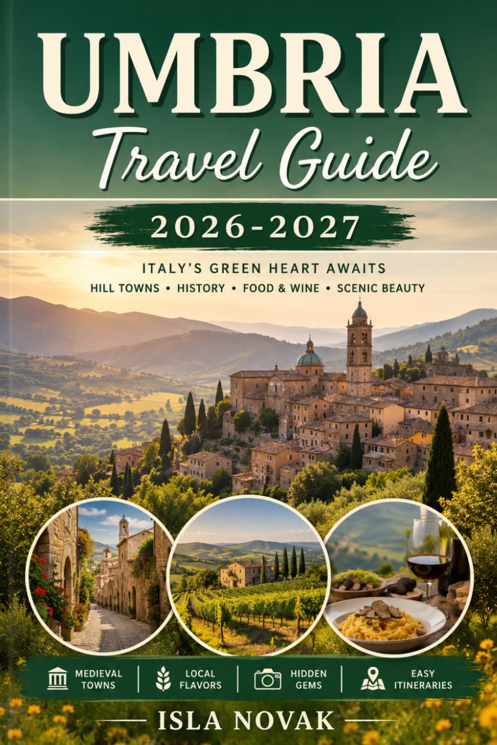 UMBRIA Travel Guide 2026-2027: A First-Time Traveler’s Guide To Assisi, Perugia, Orvieto, Spoleto, Lake Trasimeno, Medieval Hill Towns, Food, Wine, Hidden Gems, And Easy Itineraries
