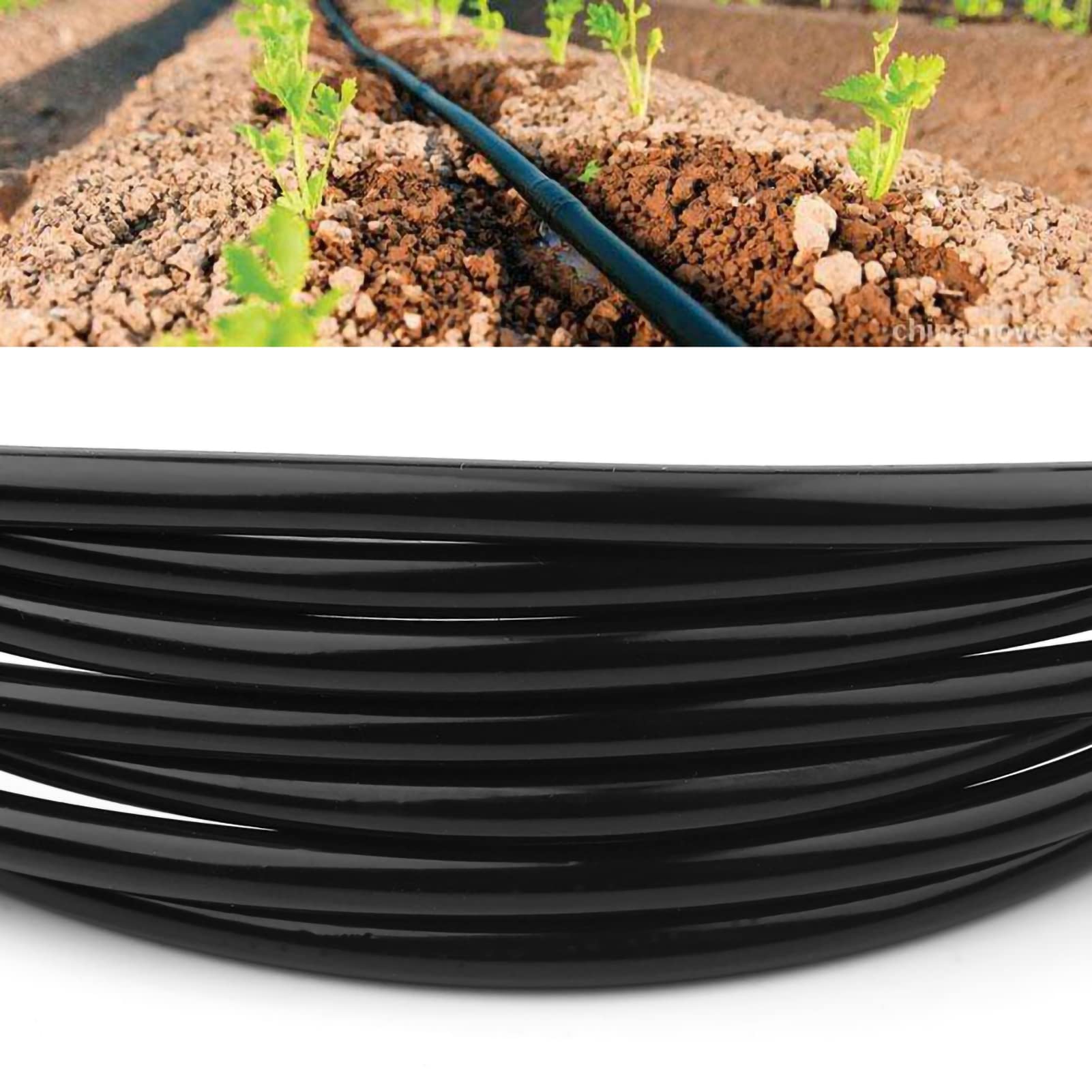 5m/10m/20m Tuyau d'arrosage en PVC/tuyau en plastique 4/6mm Système d'irrigation par micro-gouttes Système d'irrigation de jardin (5m)