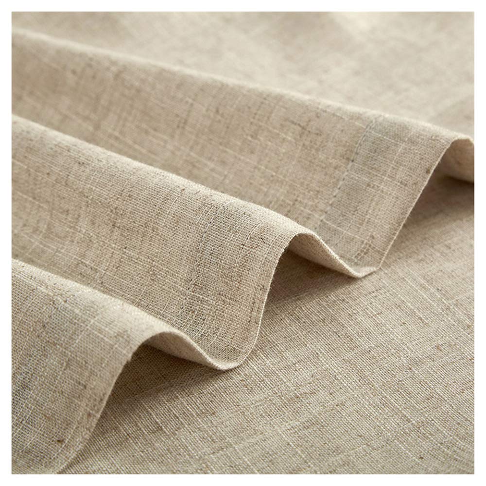 Furniture Limited - Tende Oscuranti con Ganci Effetto Lino 2 pz