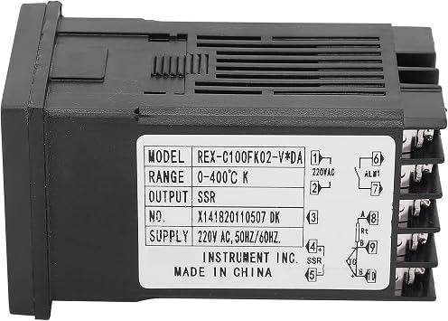 Precision Temperature Controller REX-C100FK02-VxDA with User-Friendly Design and Reliable Performance for HVAC and Laboratory Applications