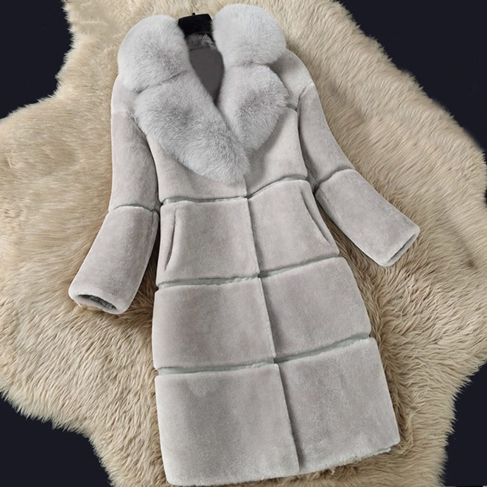 Giacca sportiva da donna calda e alla moda, giacca lunga in peluche, giacca invernale calda e morbida, giacca da corsa a maniche lunghe da donna
