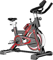 Bicicleta Ergométrica Spinning de Alta Performance 14kg - Transmissão por Correia Silenciosa - Suporta até 120kg - Bike para Treino Residencial