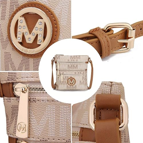 Miniatura 6 de MKF Collection Women's Crossbody Bag, PU Leather Adjustable Strap Handbag, Crossover Bag Purse, Shoulder Bag by Mia K