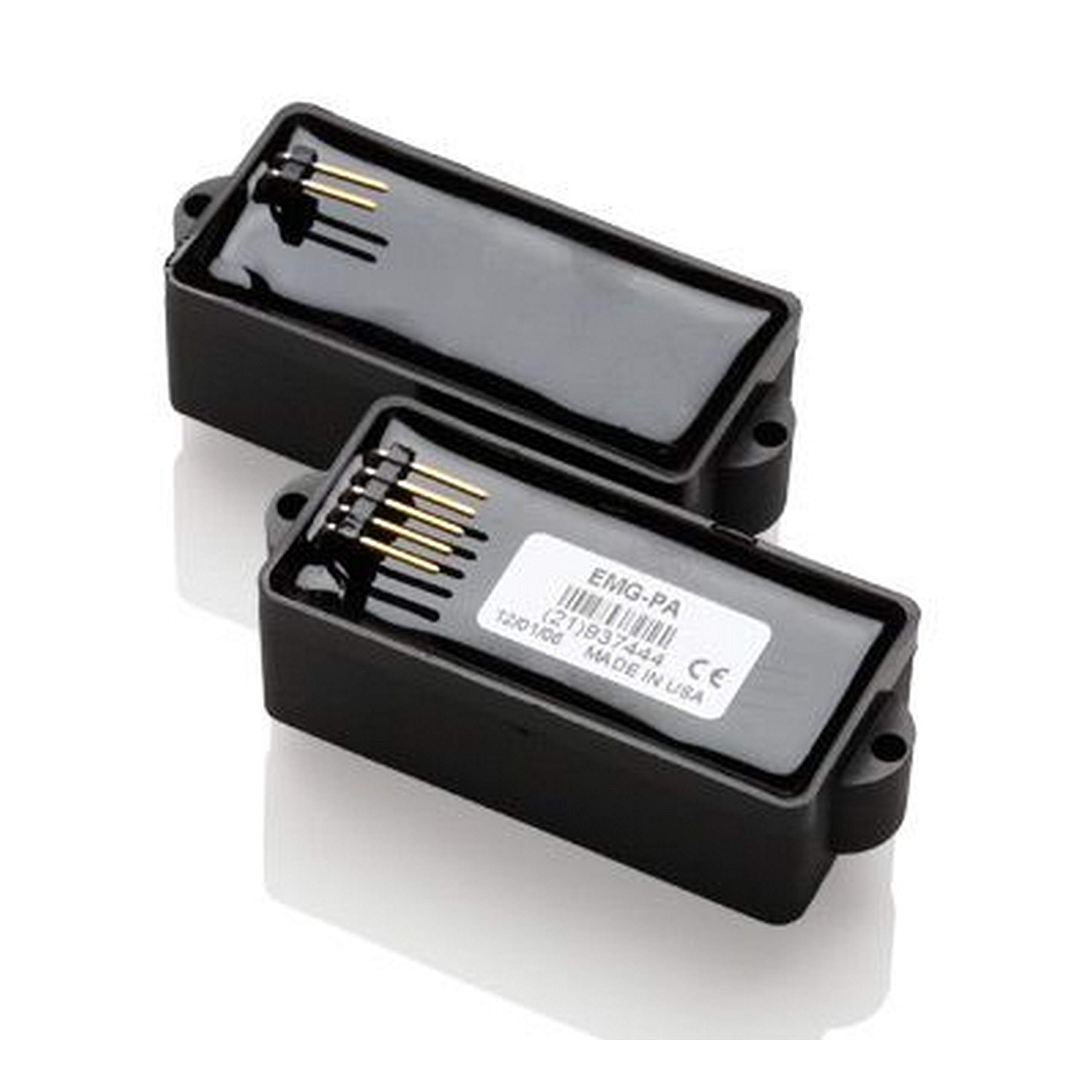 Amazon.com: EMG PA-V2 P-Bass Active Pickup Set w/Preamp, Black