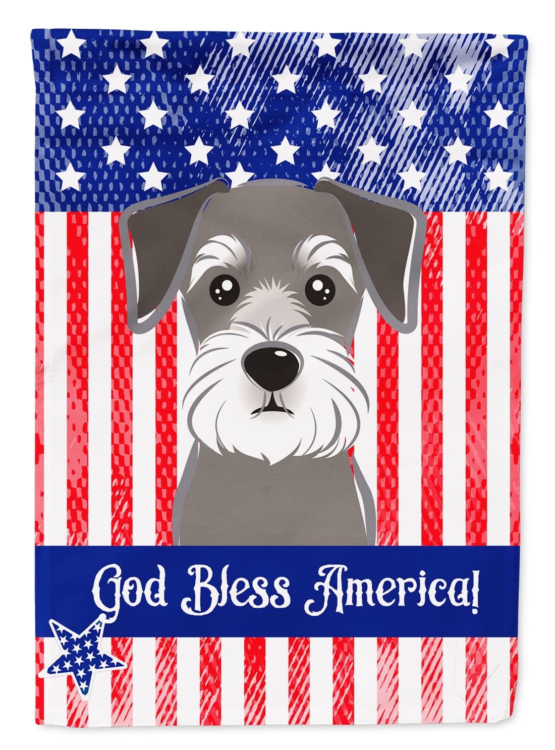 Schnauzer Flag Canvas pour maison, grand drapeau décoratif multicolore Caroline's Treasures