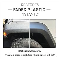 Vista 2 de Restaurador de plásticos de CarGuys, la solución definitiva para devolver la vida a la goma, el vinilo y el plástico, kit de 8 onzas