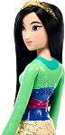 Mattel Disney Princess Mulan Doll in Sparkling Fashion with Removable Skirt, Headband and Shoes, Posable & Collectible, Inspired by Movie