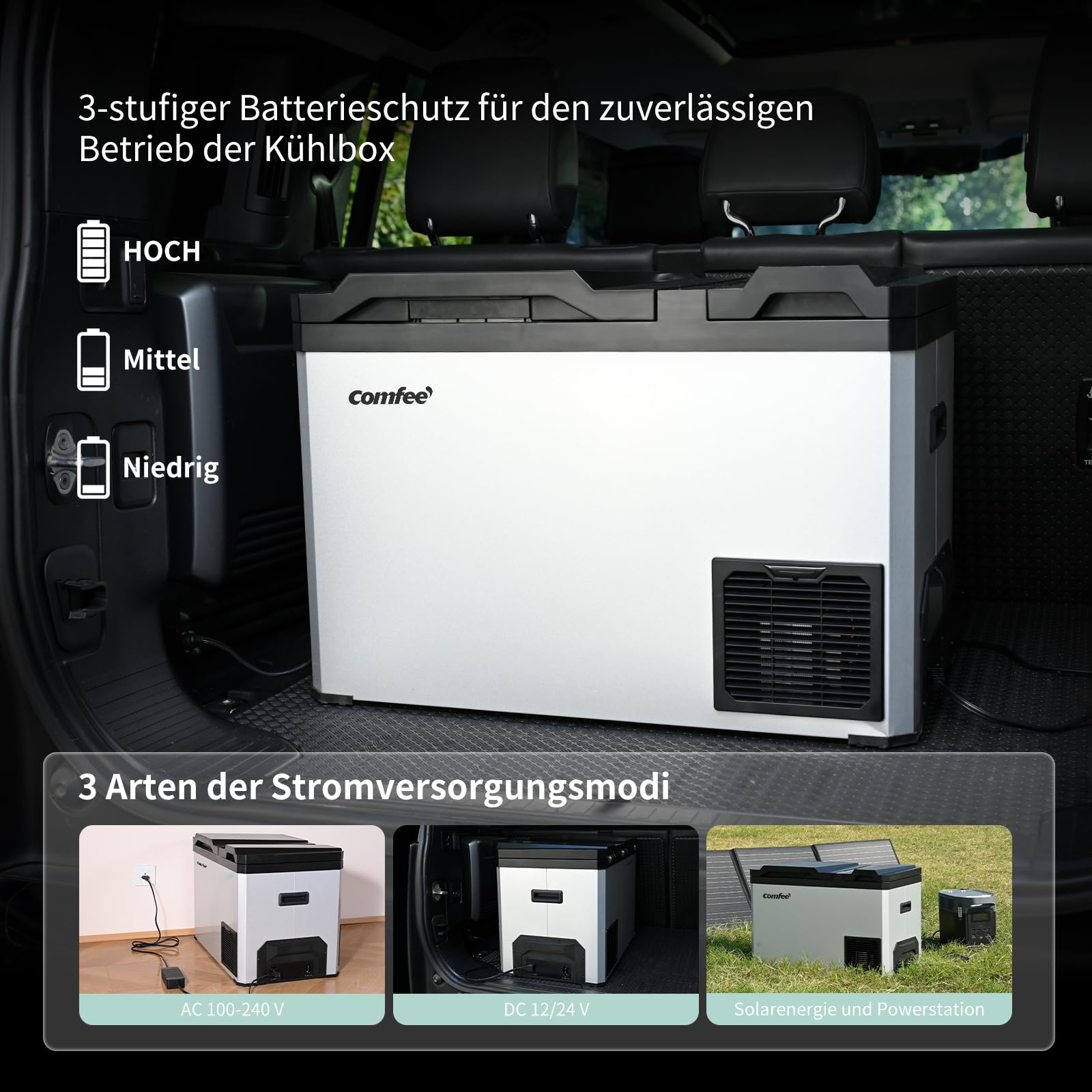 Comfee RCP43DS3(E) Kompressor-Kühlbox Dual-Zonen – Bild 7