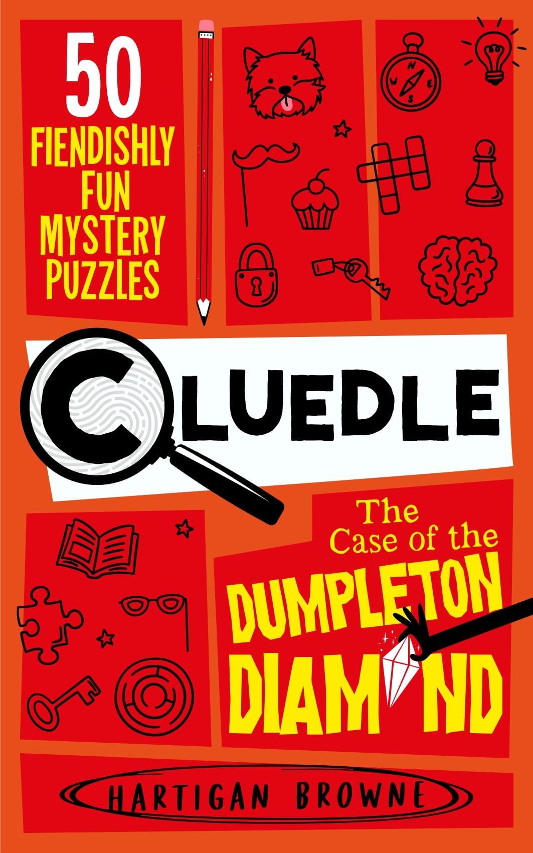 Cluedle - The Case of the Dumpleton Diamond: 50 Fiendishly Fun Mystery Puzzles for the Whole Family - Number 1 Bestseller