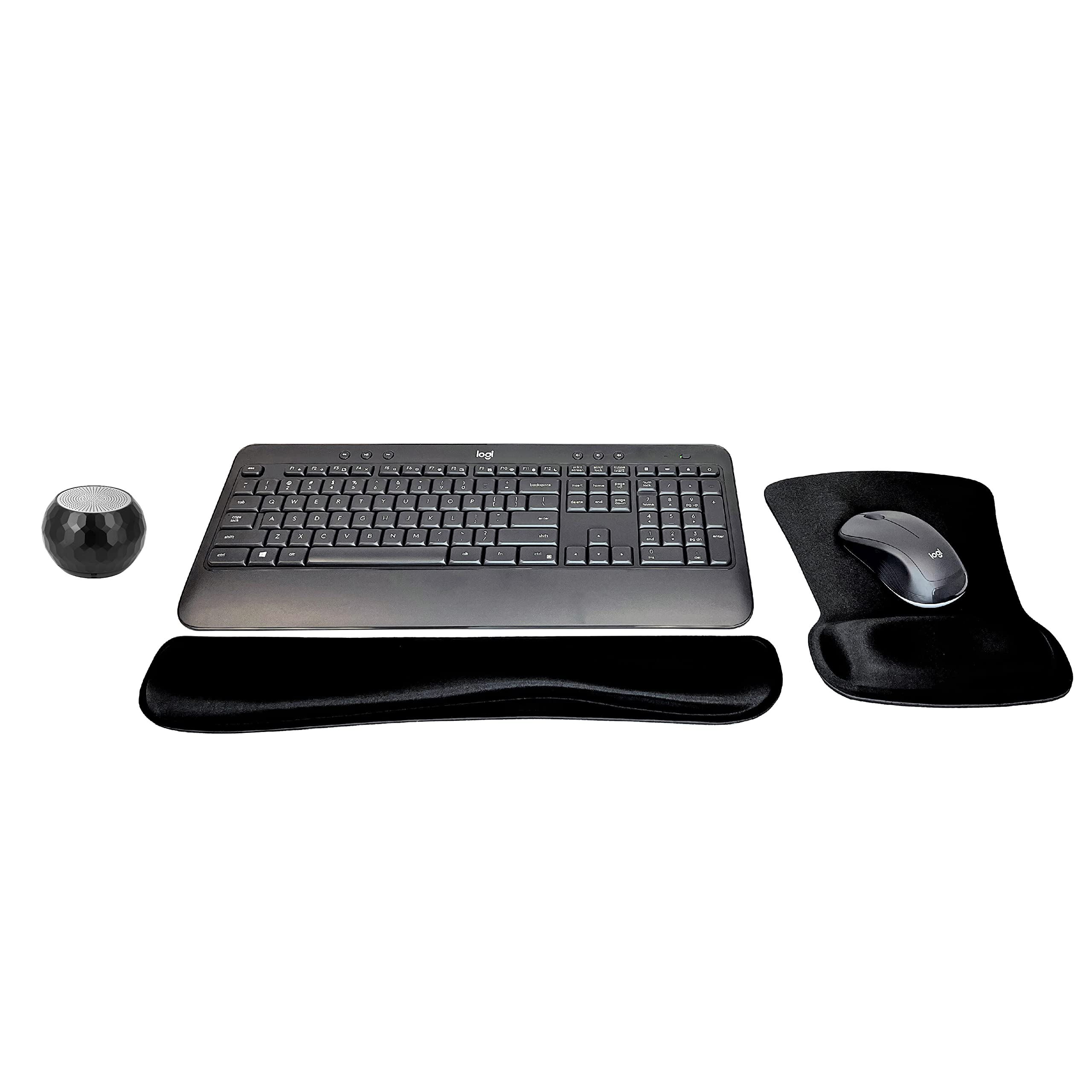 Logitech MK540 Advanced Wireless Keyboard & Mouse Combo Travel Home Office Active Lifestyle Modern Bundle with Mini Glam Portable Wireless Bluetooth Speaker, Gel Wrist Pad & Gel Mouse Pad-picture-36