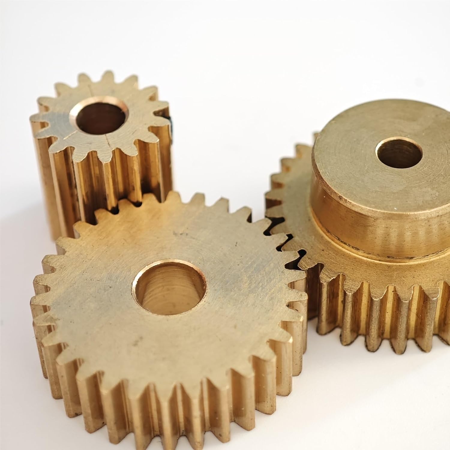 0.5 Module Brass Spur Gear - 16-22 Teeth, 3-6mm Bore for Industrial/DIY Mechanical Transmission(20 Teeth 4mm bore)