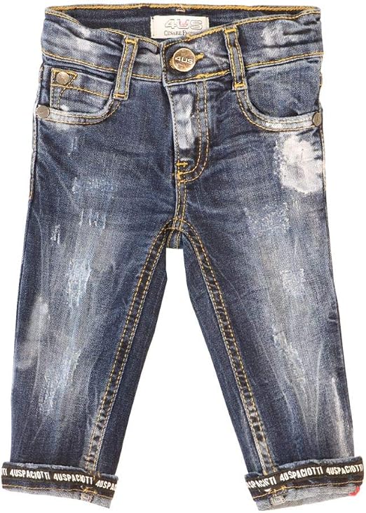 CESARE PACIOTTI 4US Denim Paint Washed BAMBINIO, 36 Mesi (98cm), Denim :  Amazon.it: Moda