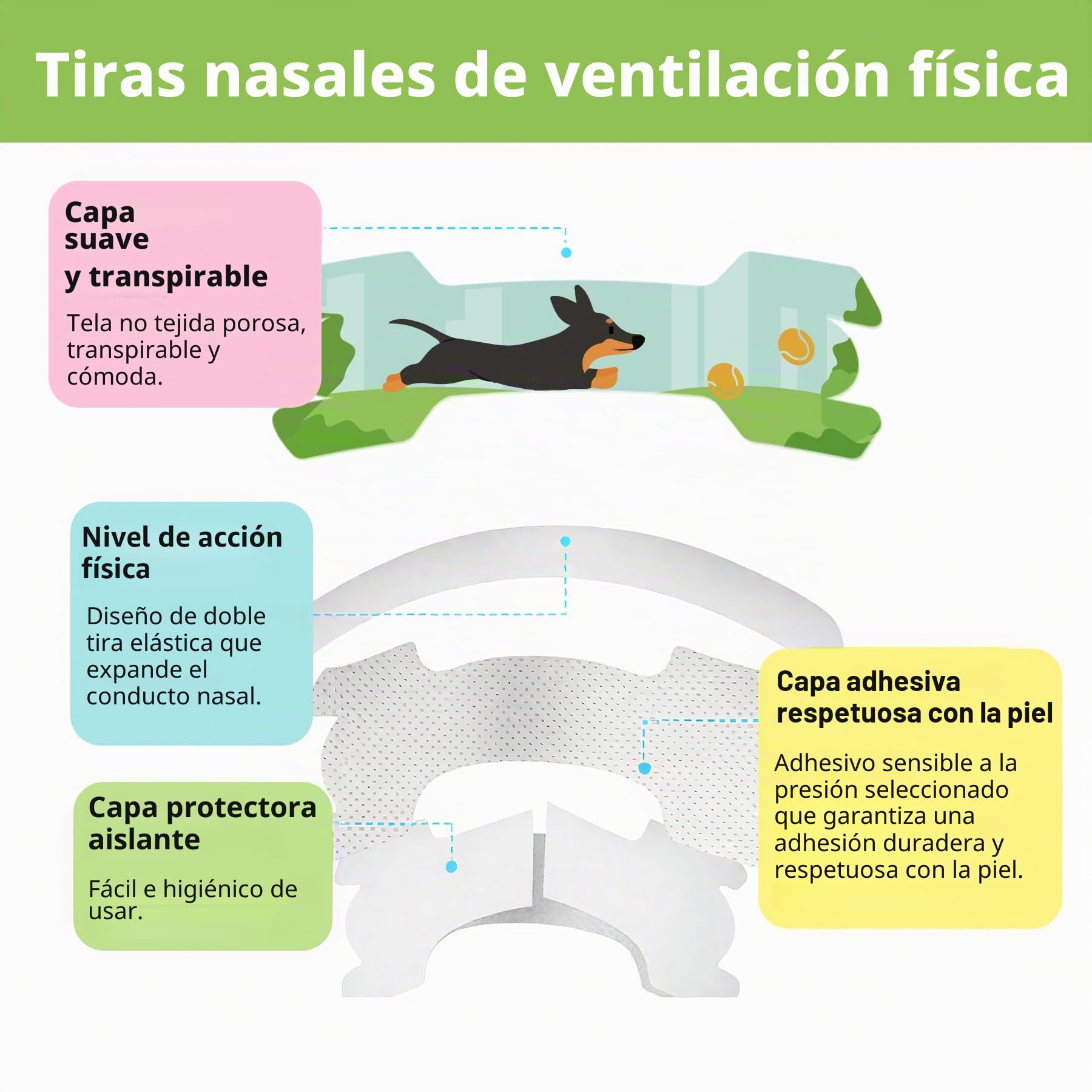 60 tiras nasales para niños, antironquidos, para evitar ronquidos, ayuda contra los ronquidos, tiras nasales para respirar, tiras nasales para respirar, tiras nasales contra ronquidos