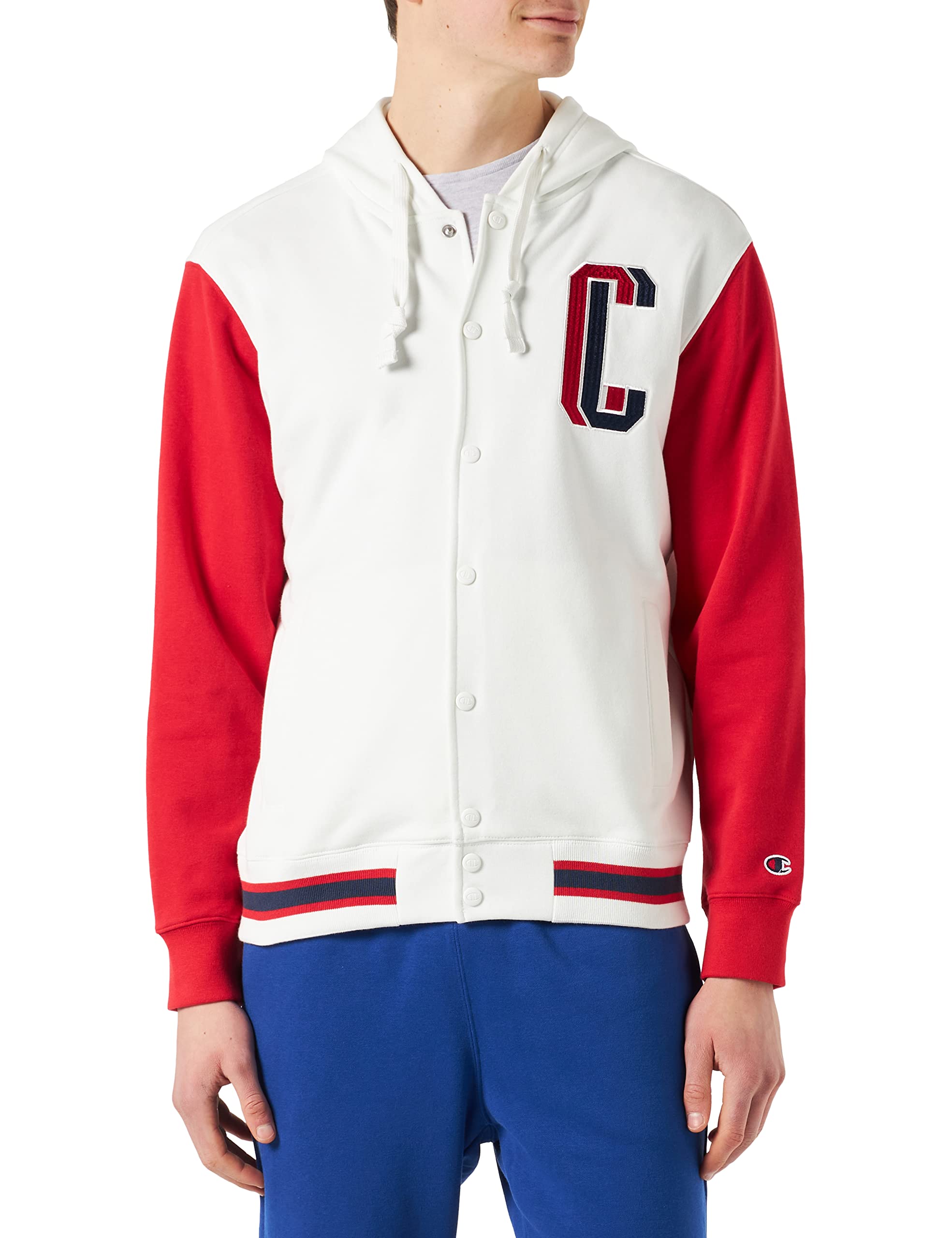 Champion Mens Rochester 1919 Full Buttoned Bookstore Hooded