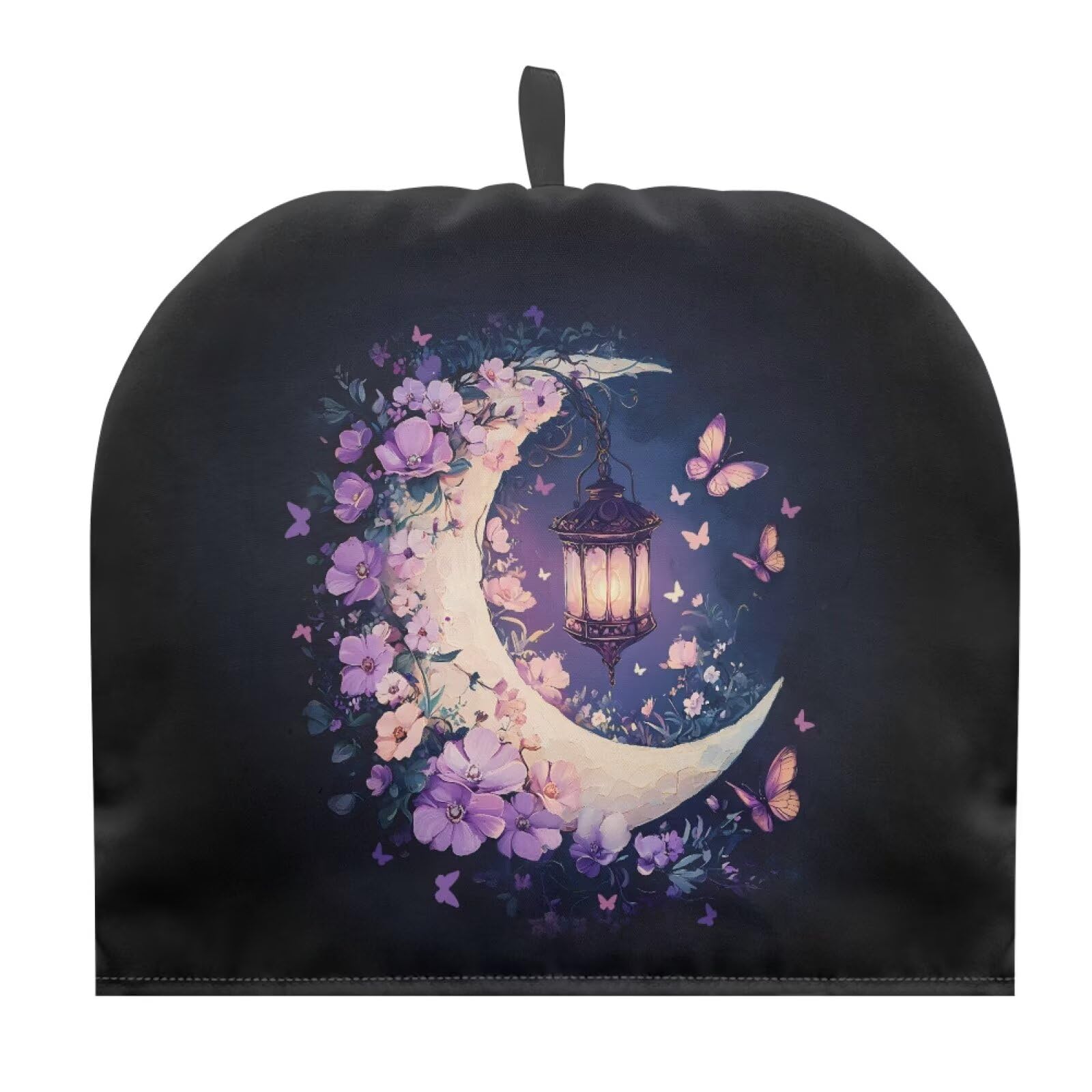 Hudotybom Moon Lantern Teapot Cozies Stain Resistant Thermal Insulated Fabric Teapot Cozy Breakfast Warmer for English Tea Sets Kitchen Home Decoration Tea Pots with Hanging Loop