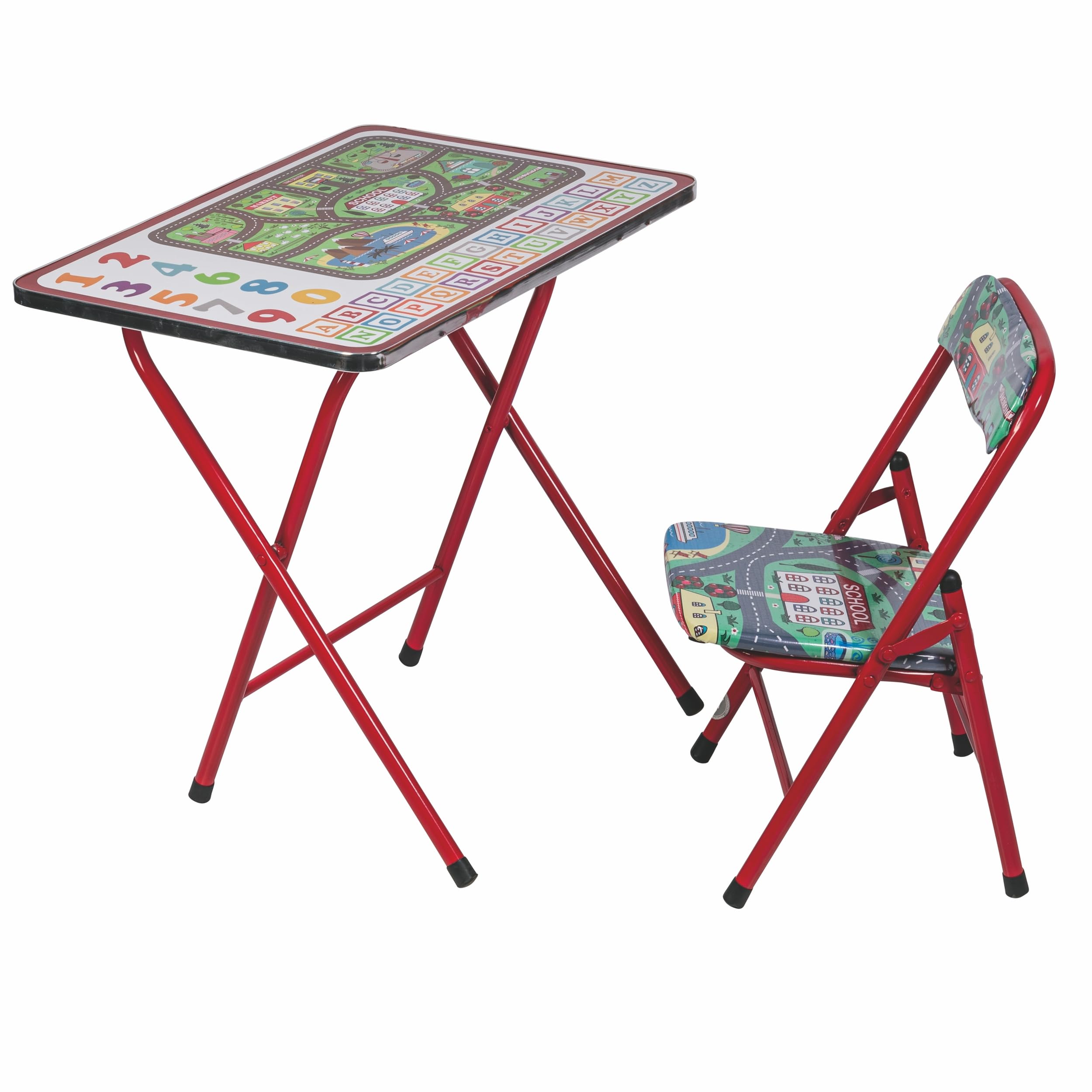 Galileo Mesa y Silla para niños, Plegable y Ahorra Espacio, Sibila