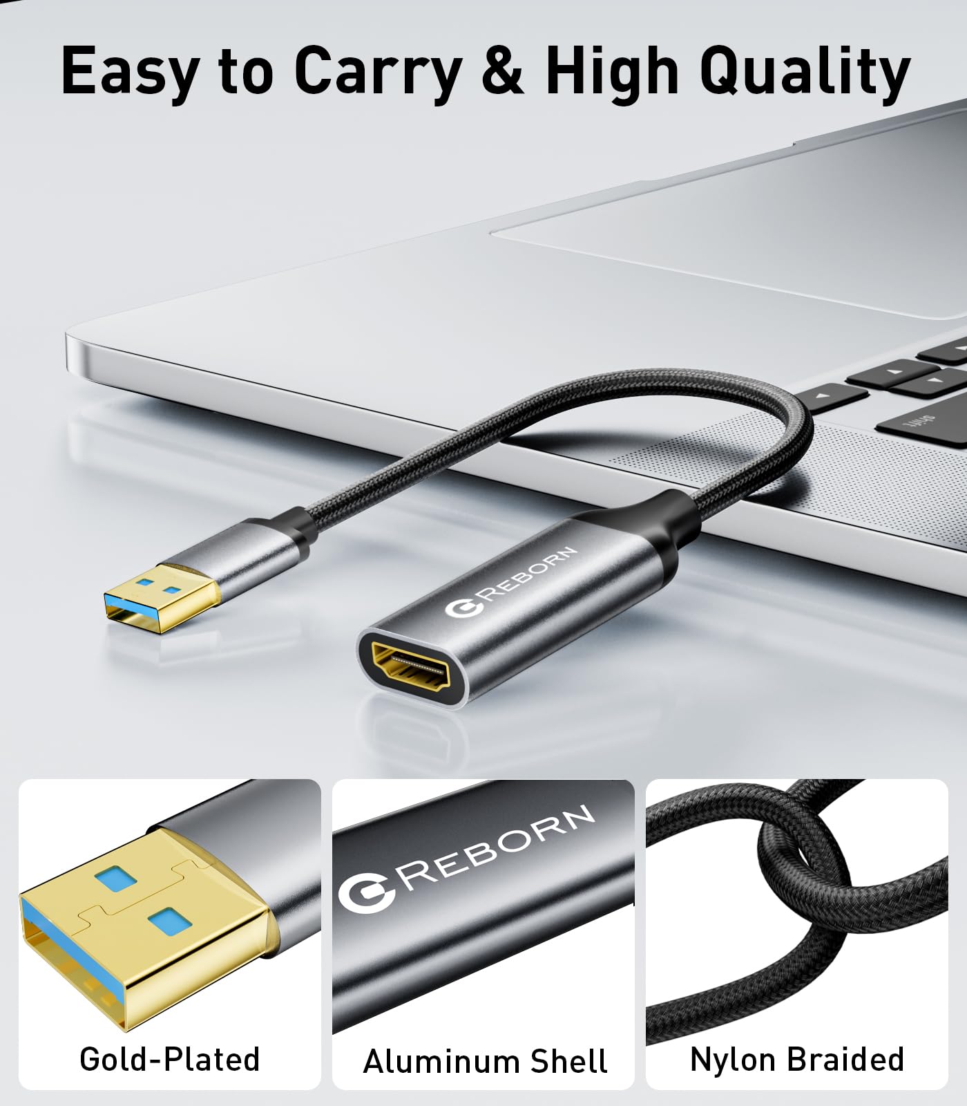 Reborn Adapter USB na HDMI