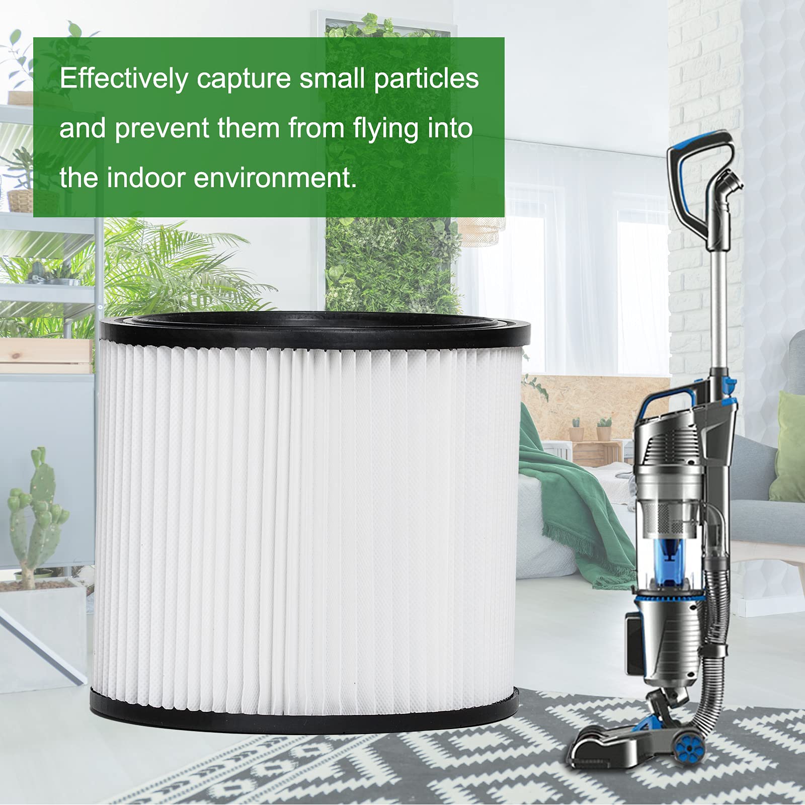 Filtro A Cartuccia Universale (armonica) 1000974 F36.99.974 Lavabile ⌀ 150 - 185 Mm X 165 Mm Aspirapolvere - Foto 7