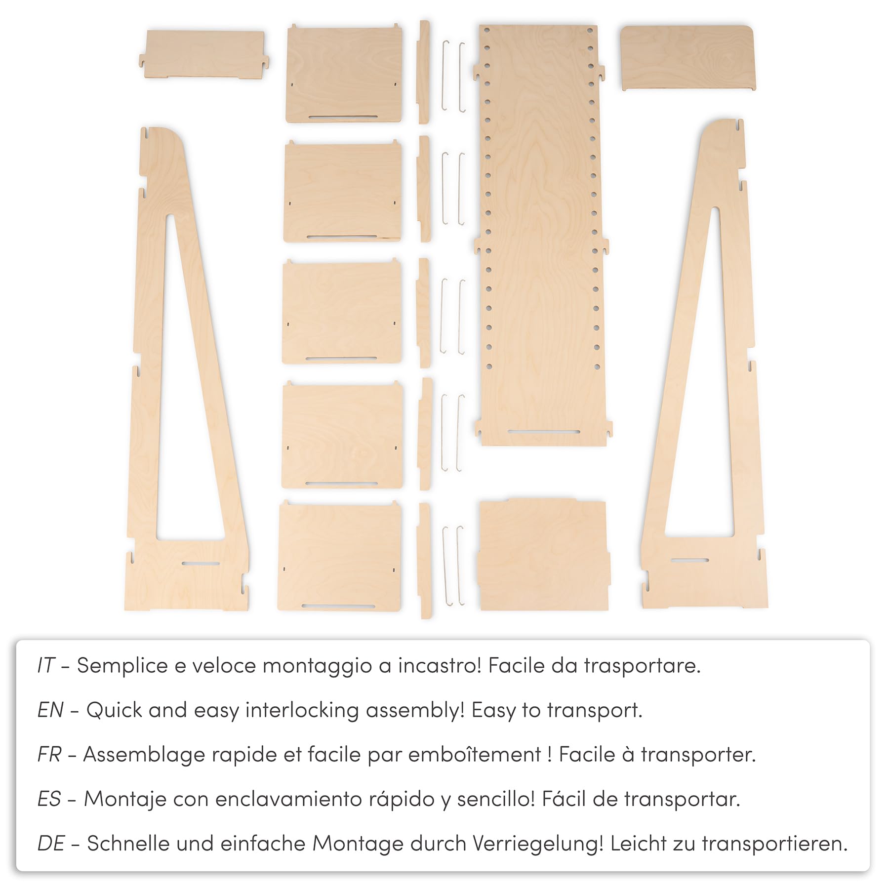 Espositore in Legno, da Terra, Regolabile, Inclinazione e Altezza Ripiani Variabile, Espositori per Negozi, Alimentari, Farmacie, Cartolerie, Ferramenta, Librerie (Adapti - L.40cm)