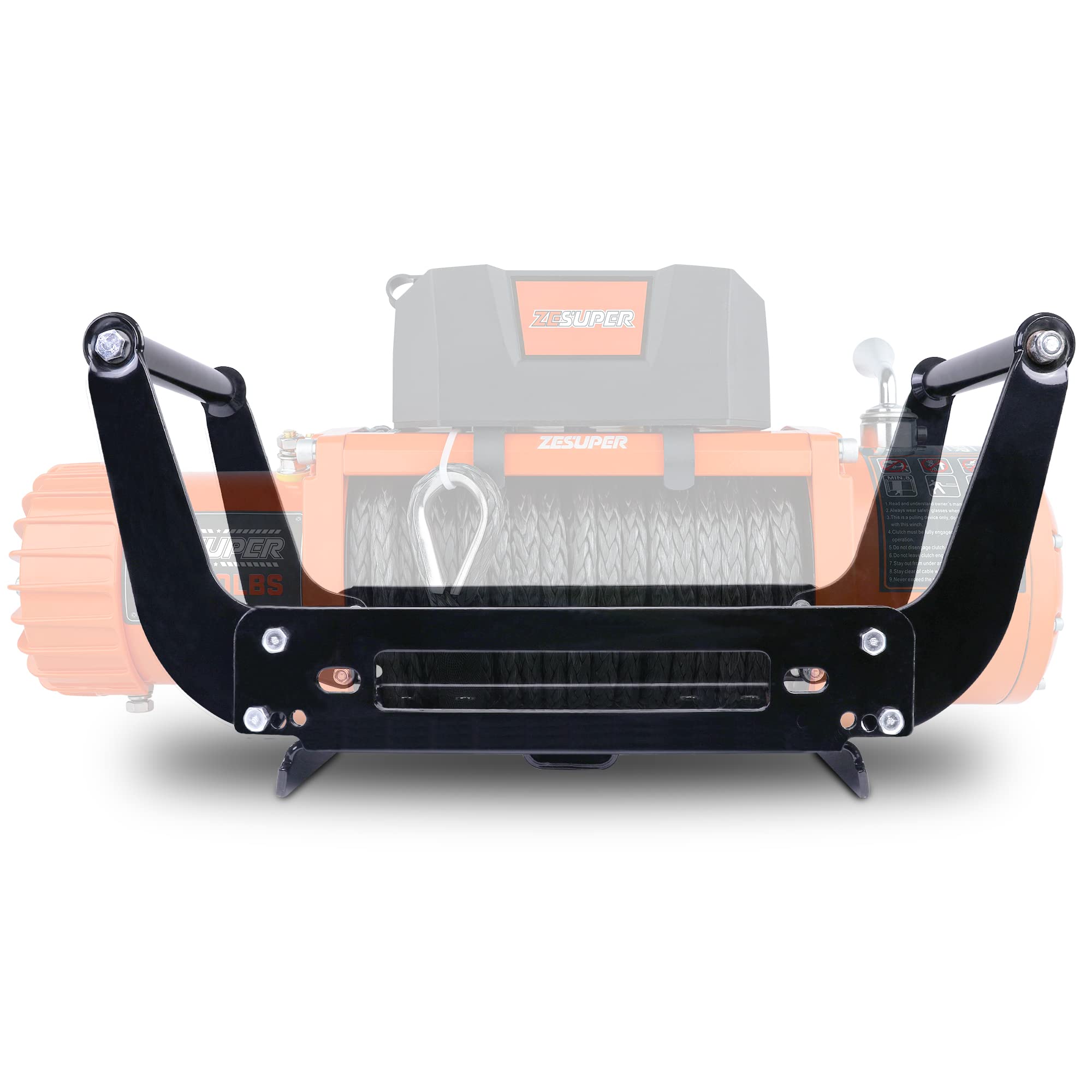 Zesuper Cradle Winch Mounting Plate For Recovery Winches 8000 Lb ...