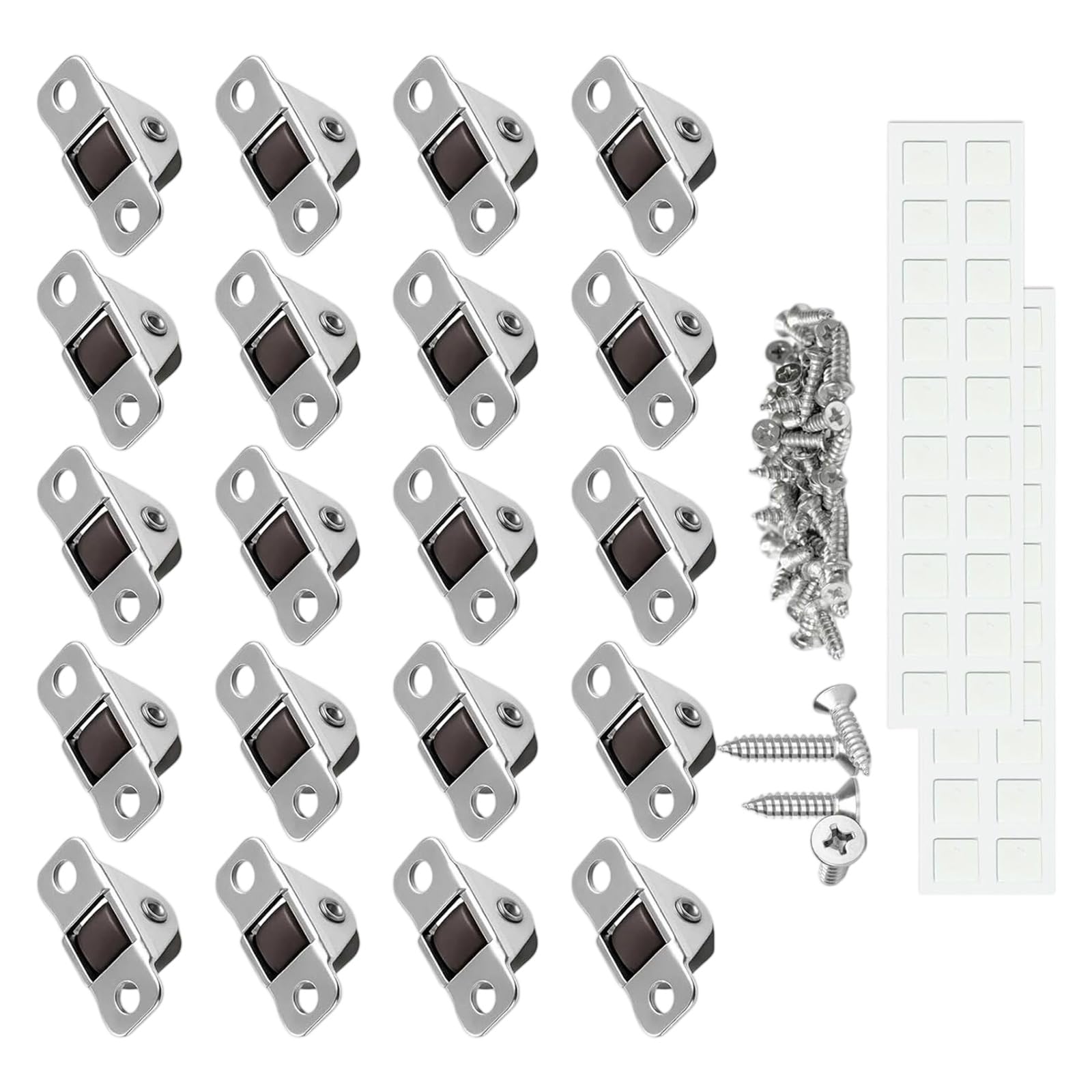 CUNZJIA 20Pack Small Quiet Swivels Casters Moving Furniture Casters Pulley 360 Degree Rotation Swivels Castors Easy Installation