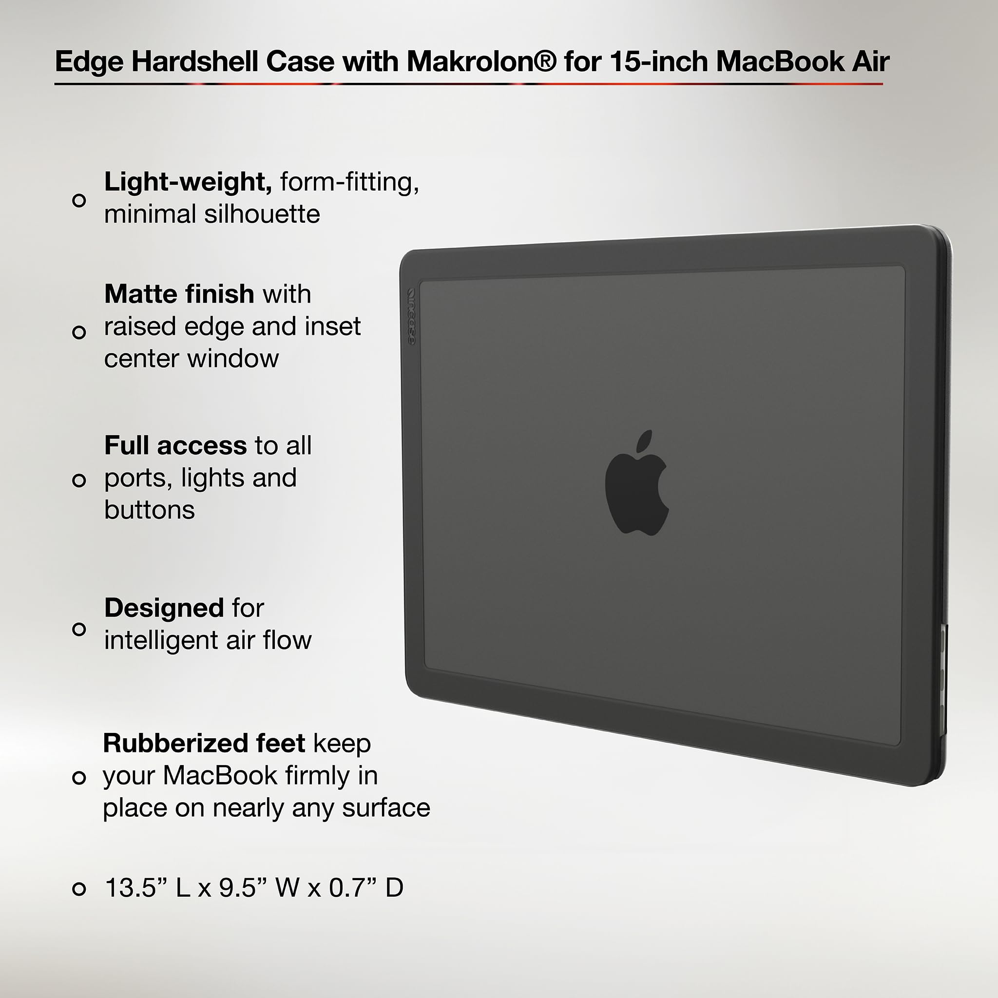 Amazon.com: Incase Edge Hardshell with Makrolon® - MacBook Air 15