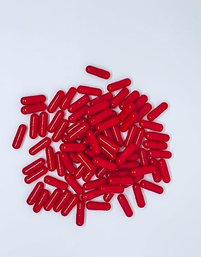 Miniatura 3 de Cápsulas de gelatina vacías tamaño 00 rojo, 1000 unidades