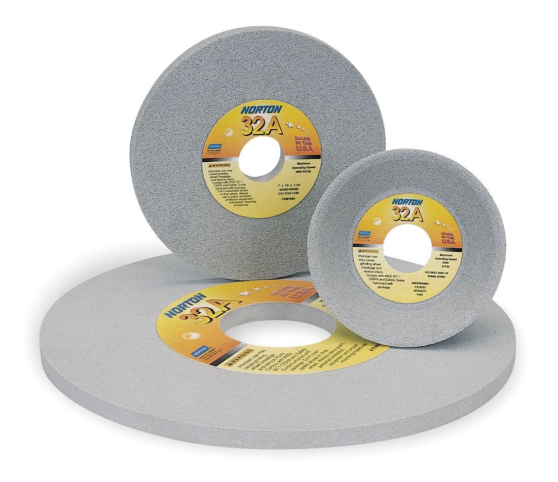 Grinding Wheel, T1, 8x1x1-1/4, Aluminum Oxide, 46G