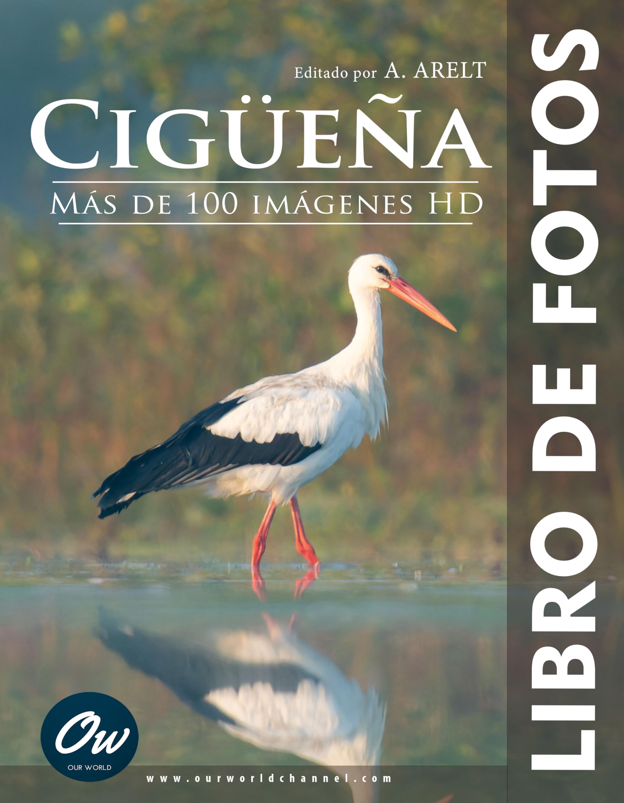 Livre Cigüeña album de photos espagnol grand format illustré pour passionnés de nature