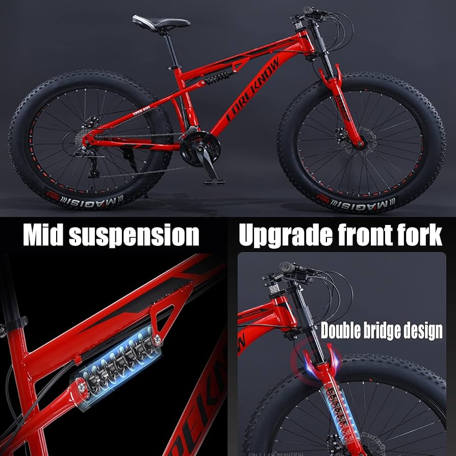 Amazon.co.jp: NENGGE 26インチマウンテンバイクの自転車脂肪