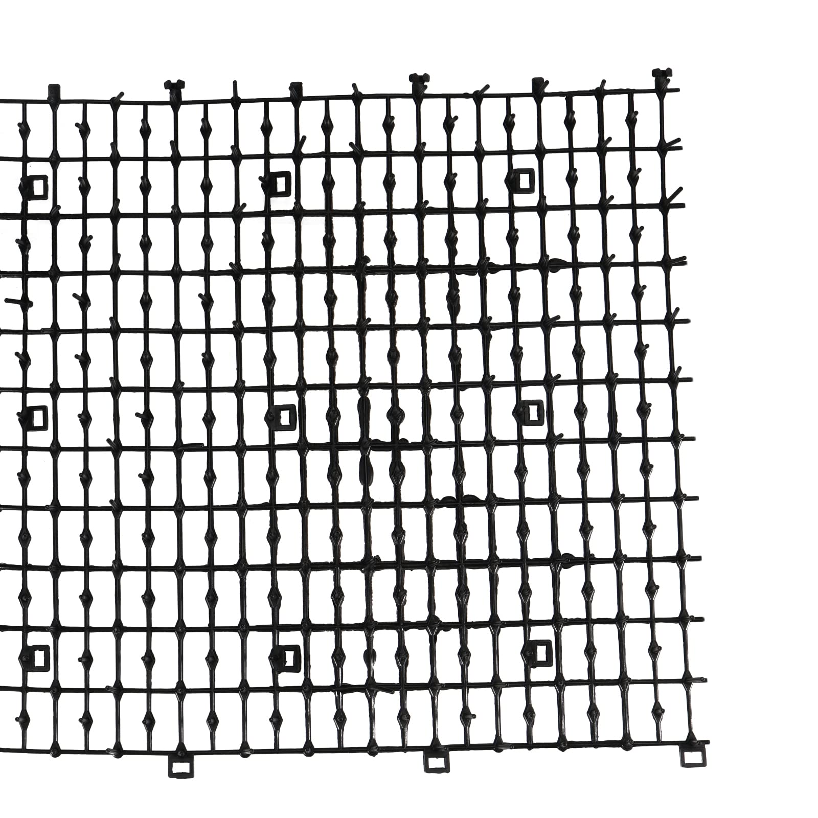 Tappetino Repellente per Gatti 400 x 28 cm, Dissuasore per Gatti in Plastica, per Interni Ed Esterni, Giardino, nero