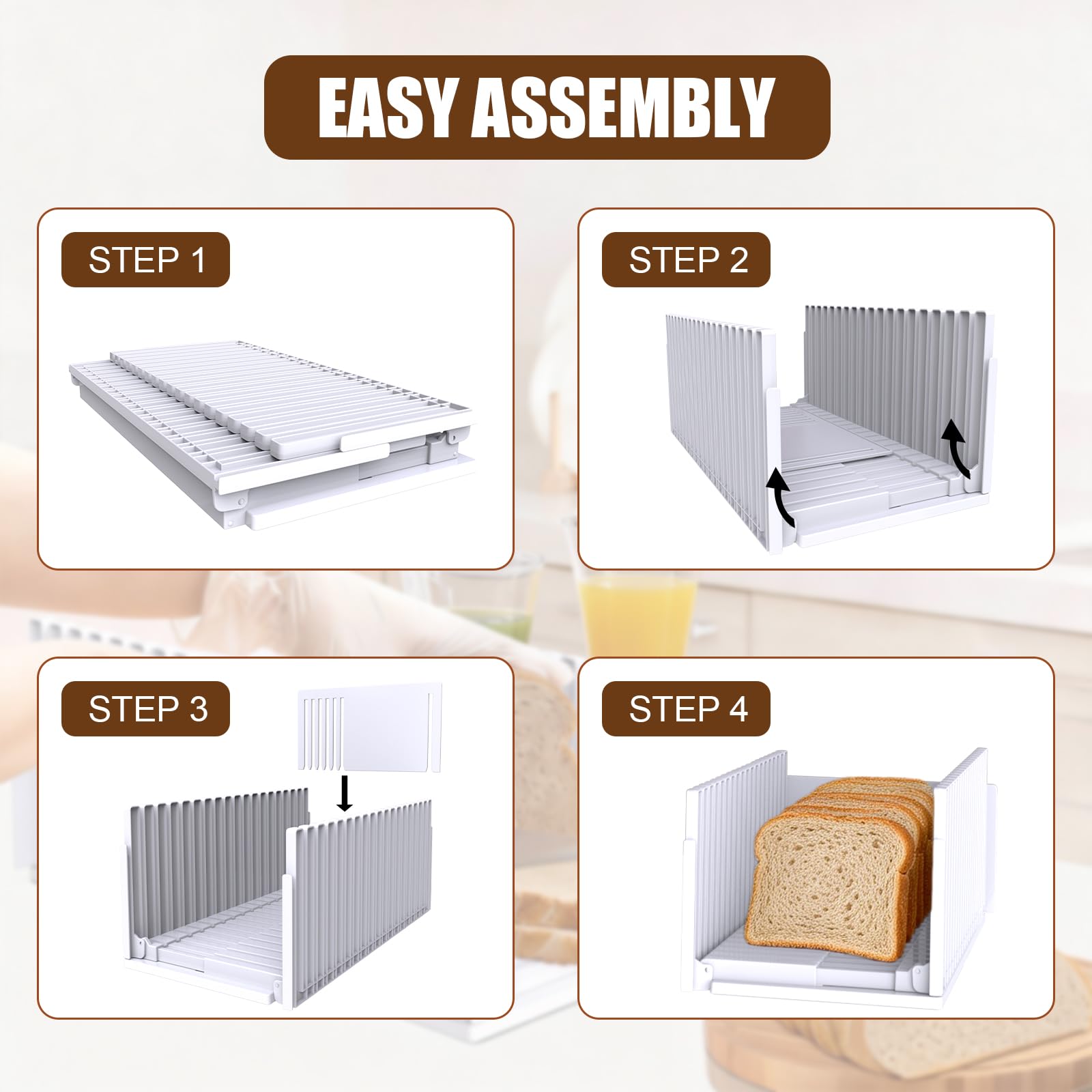 Fanlory Bread Slicer - Perfect Slices Every Time -3