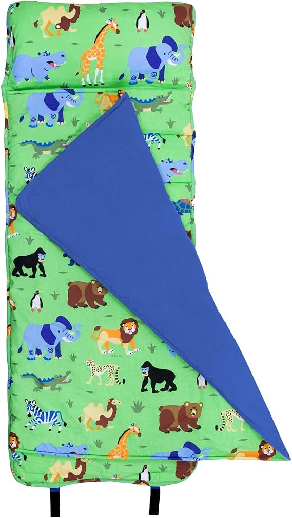 Wildkin Original Nap Mat with Reusable Pillow for Boys and