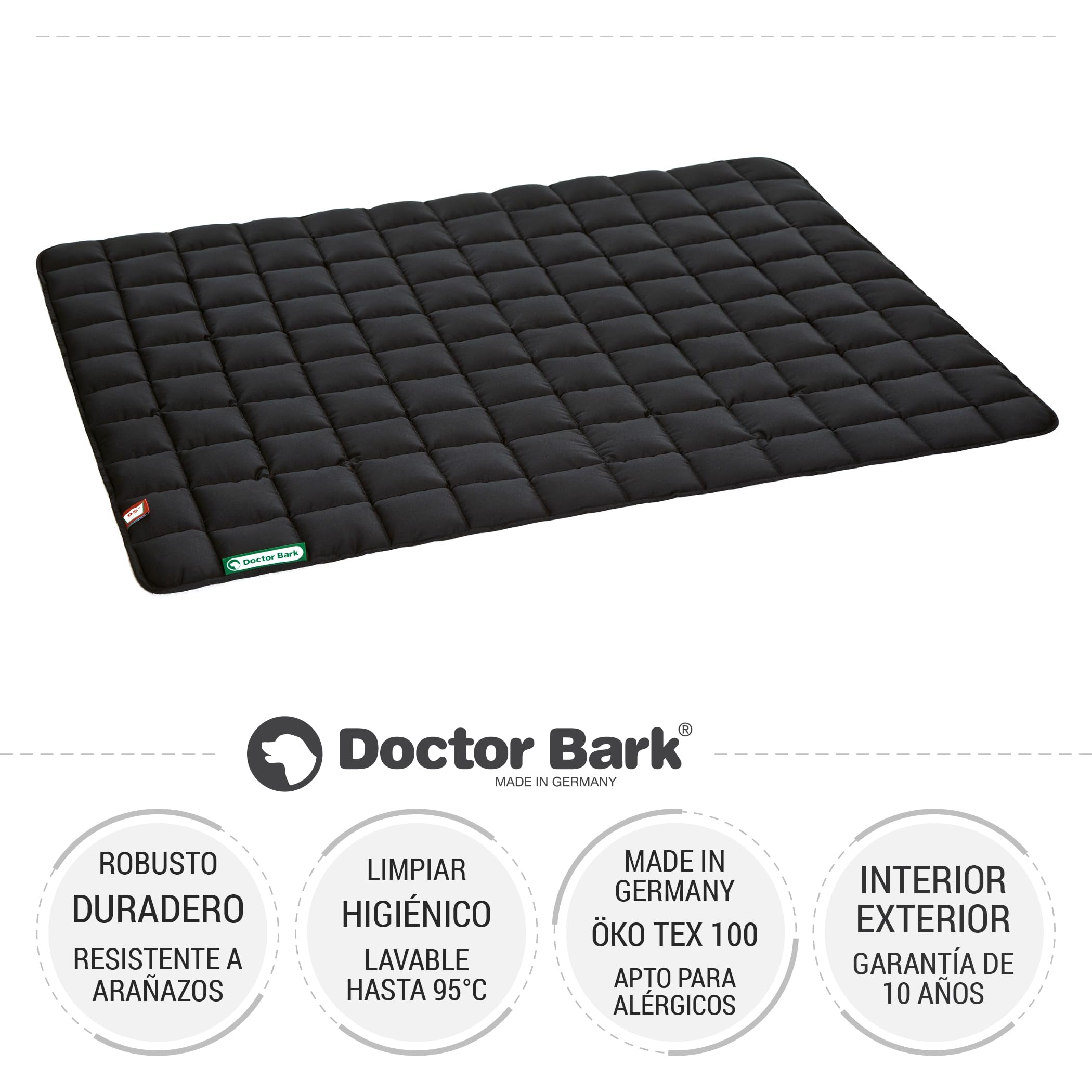 Doctor Bark Manta de Perros, Robusto, Lavable a 95 ° C - Disponible en Diferentes tamaños y Colores