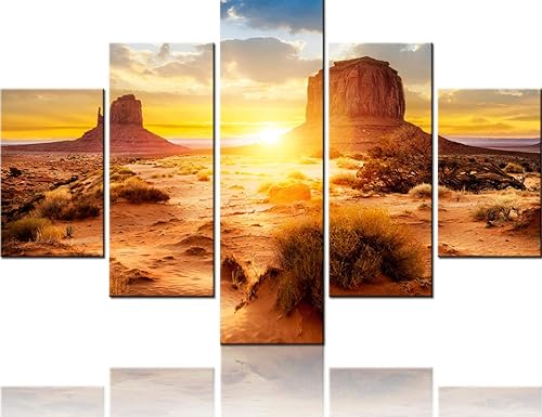 Vista 120 de Paisaje de 5 piezas pintura sobre lienzo