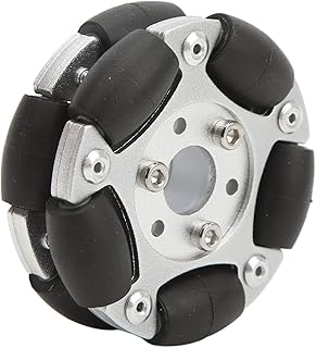60mm Robot Omni Wheel Aluminium Alloy 360 Degree Rotation Robot Omni Wheel Replacement for Upgrade