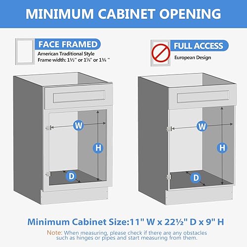 Miniatura 7 de ROOMTEC Organizador de gabinete extraíble con riel de extensión completa, estante extraíble para despensa de armario de cocina, organizador de