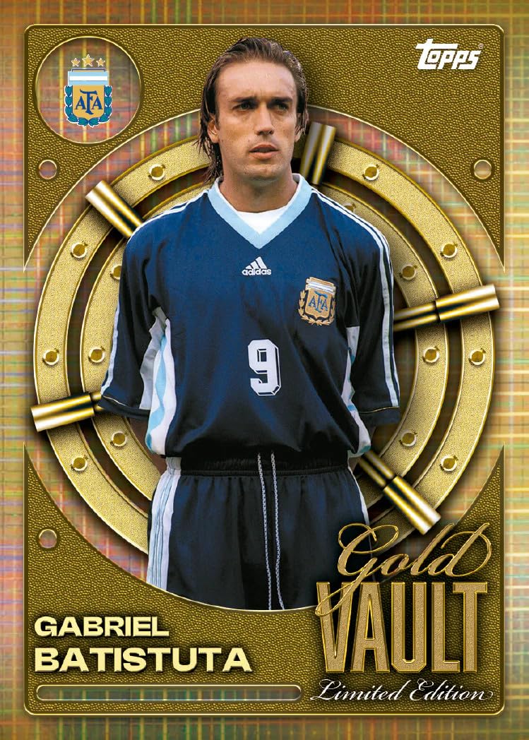 Lata Coleccionable Argentina AFA 2026, Cartas Oficiales de Intercambio, Edición Limitada Gold Vault, 35 Cartas Premium, Autógrafos en Latas Afortunadas