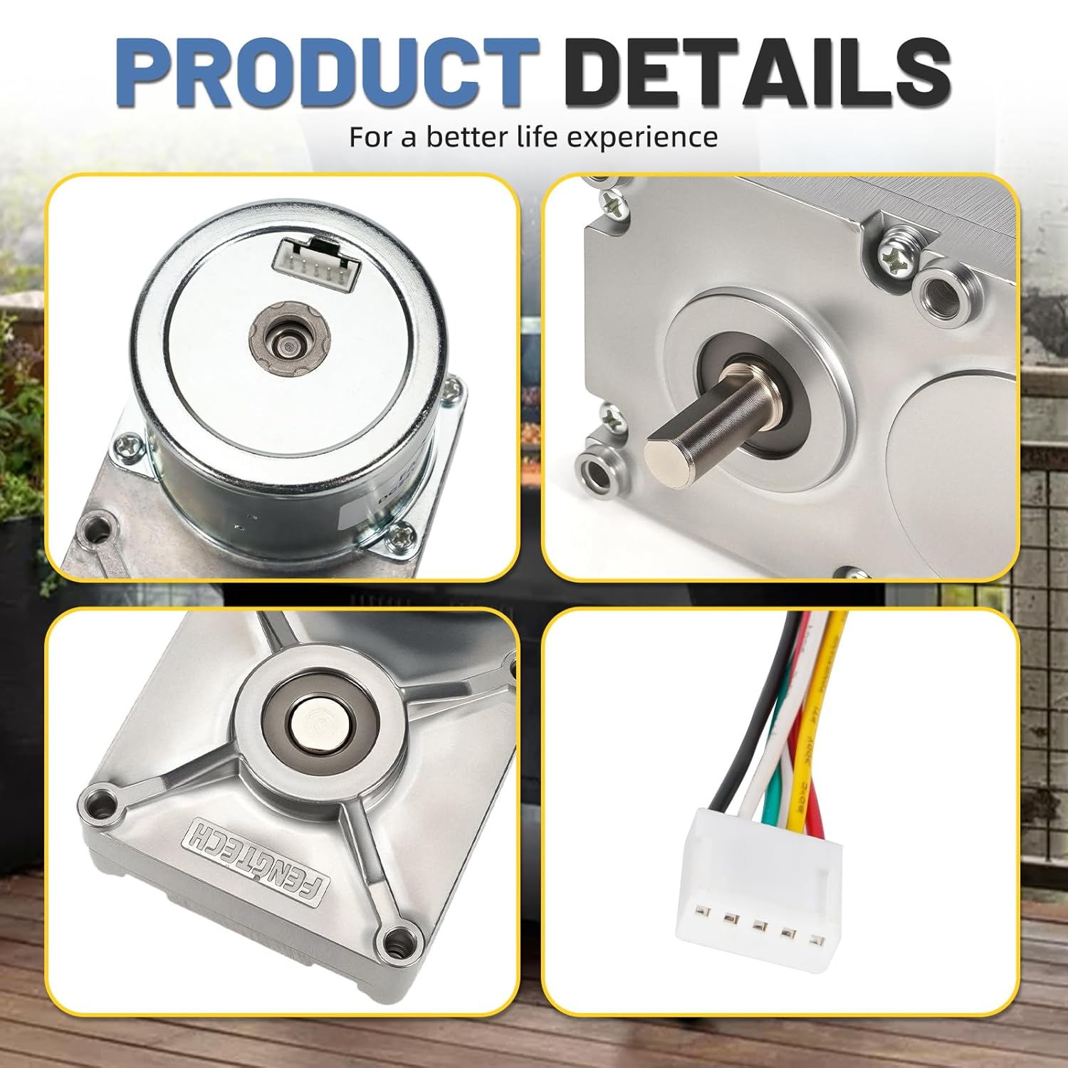 D2 Auger Motor with Harness fa-bl60, 4.8 RPM DC 24V Fit for Traeger Pro 780 & 575, Ironwood 650 & 885, Timberline 850DC & 1300DC, Silverton 620 & 810, Century 885 - Replace KIT0271 Pellet Grill