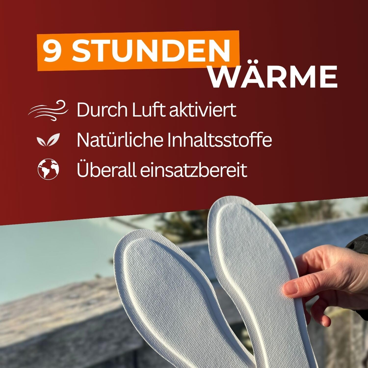 THERMOPAD Sohlenwärmer - DAS ORIGINAL: 5, 10 oder 30 Paar Wärmepads (erhältlich in 5 Größen)