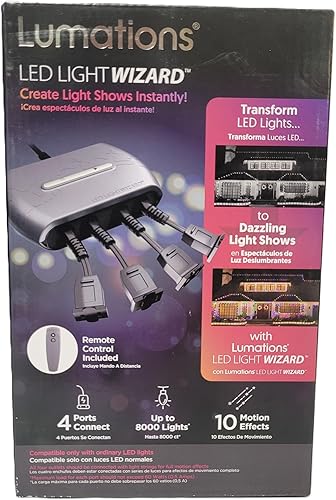 Miniatura 3 de Illuminations Luminaciones LED LIGHTWIZARD 4 puertos con mando a distancia