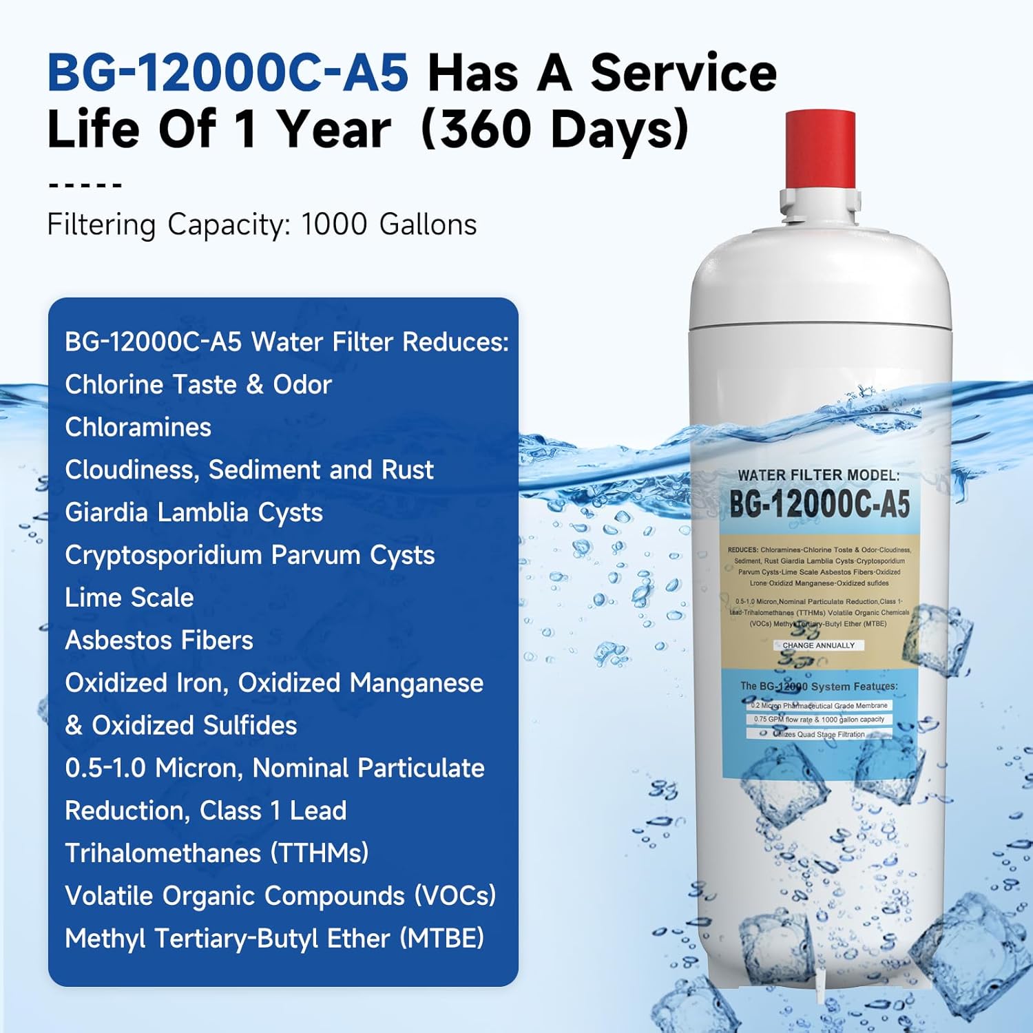 BG-12000C-A5 Compatible with Body Glove BG12000C BG-12000 BG-12000