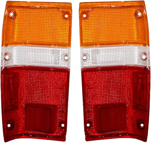 Miniatura 10 de Brock - Lentes de repuesto para faros traseros del conductor y del pasajero, compatibles con camionetas 84-89, SUV 8156189133 8155189133