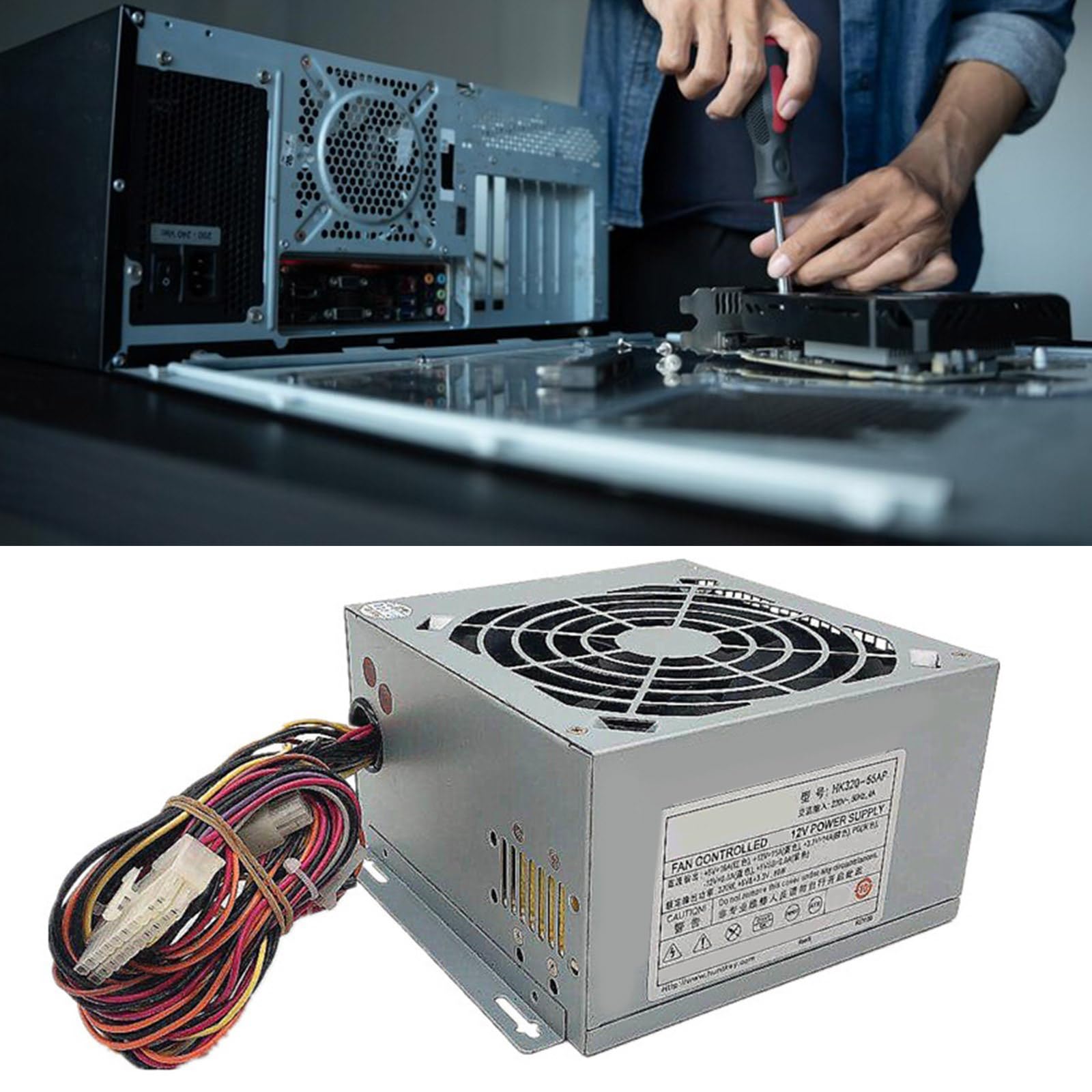 Basso Rumore 160W-350W Modulo di Alimentazione Per PC Ottimizzato Per Stabilità E Alimentazione Efficiente Unità di Alimentazione Efficiente Energetica