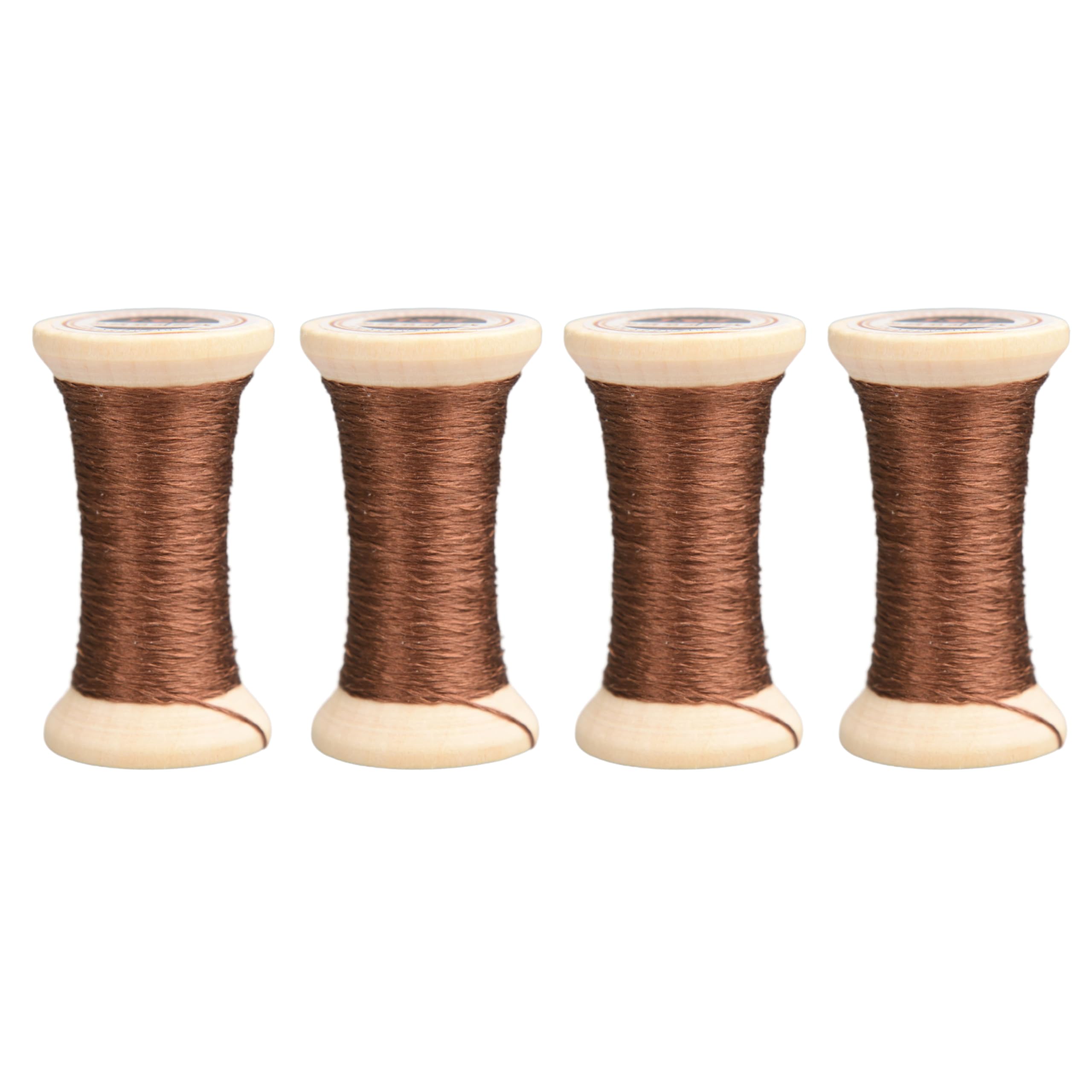 MINGGUXIUYI 100% Mulberry Hand Dyed Silk Embroidery Thread, Embroidery Floss, 4 Spools Each 24 Yards (06-5)